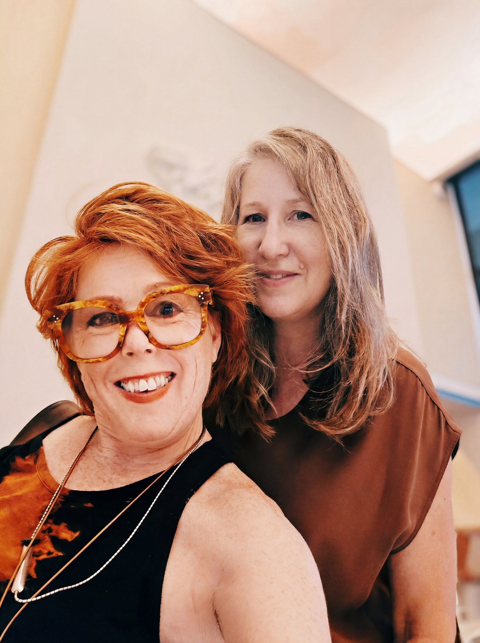 Kate Pawlicki Bourne and Mary Lukes at 850 N Palm Canyon